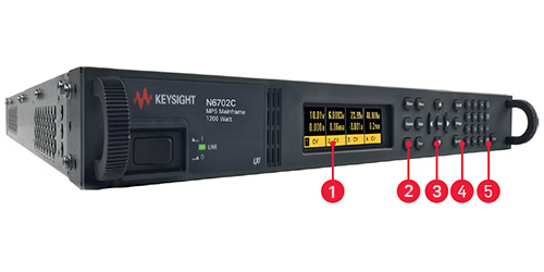 TestEquity: Keysight N6702C Power System Mainframe, Holds 1-4